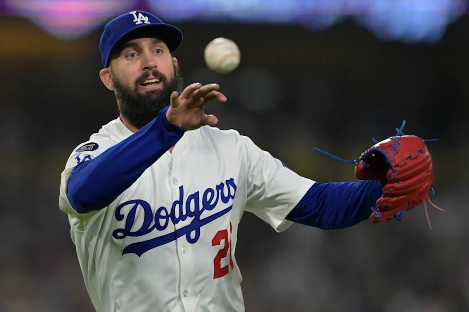 Los Angeles Dodgers starting pitcher Tony GonsolinJayne Kamin-Oncea-Imagn Images