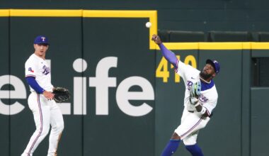 Texas Rangers’ Adolis García recognized for exceptional defensive play in May