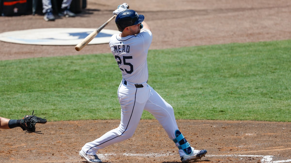 Curtis Mead has quietly rediscovered his hitting stroke for the Rays