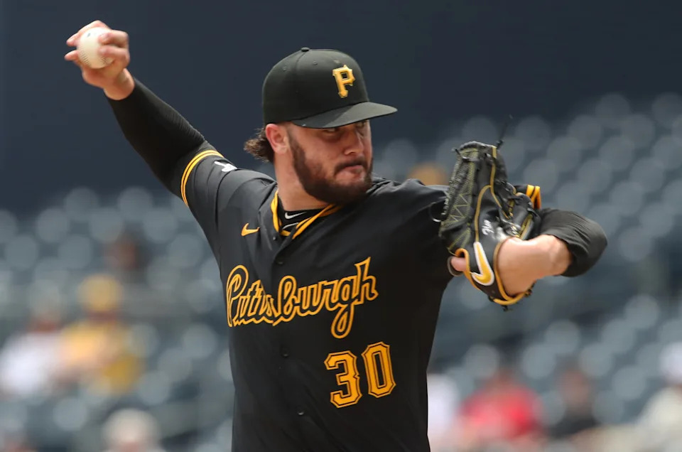 Pittsburgh Pirates starting pitcher Paul Skenes (30)Charles LeClaire-Imagn Images