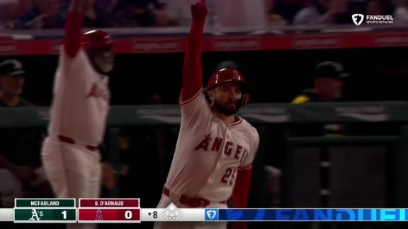 Nolan Schanuel's first career walk-off hit gives Angels 2-1 10-inning win over Athletics