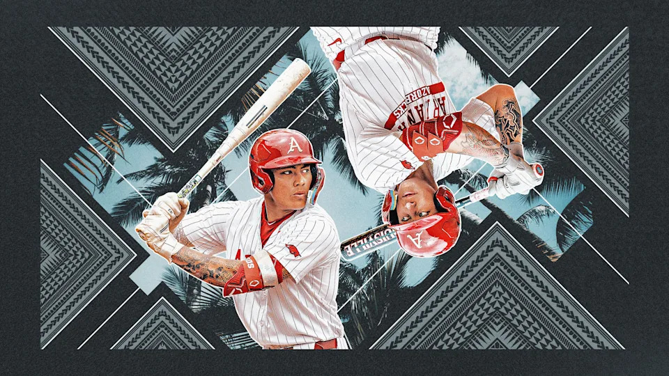 Wehiwa and Kuhio Aloy represent a new chapter for Hawaiian baseball. (Dillon Minshall/Yahoo Sports)