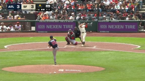 Yastrzemski knocks in 3 runs as Giants sweep struggling Braves with a 4-3 win