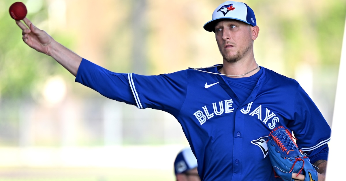Toronto Blue Jays pitcher Jeff Hoffman is in serious trouble
