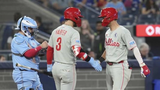 Bryce Harper caught cheating against the Blue Jays yesterday #bluejays #mlb