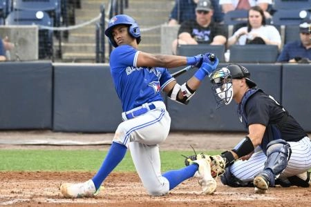 Blue Jays prospect Arjun Nimmala makes a big jump on Baseball America top 100 list #bluejays #mlb Blue Jays prospect Arjun Nimmala makes a big jump on Baseball America top 100 list #bluejays #mlb