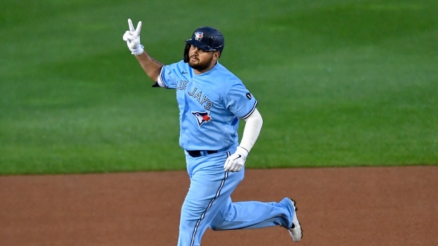 The Toronto Blue Jays looking to bring back one of their former sluggers