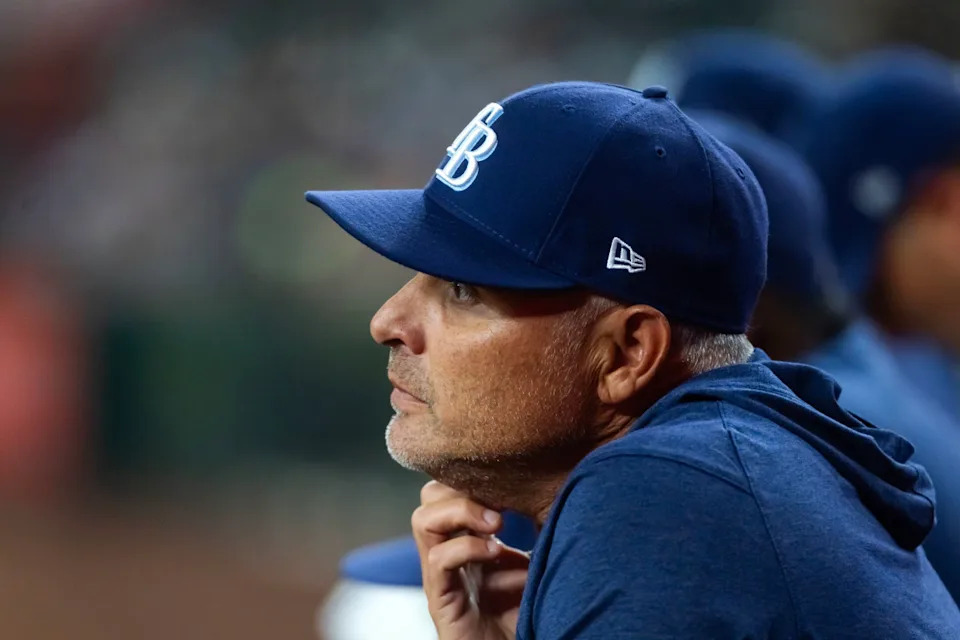 Tampa Bay Rays manager Kevin Cash© Mark J&period; Rebilas-Imagn Images