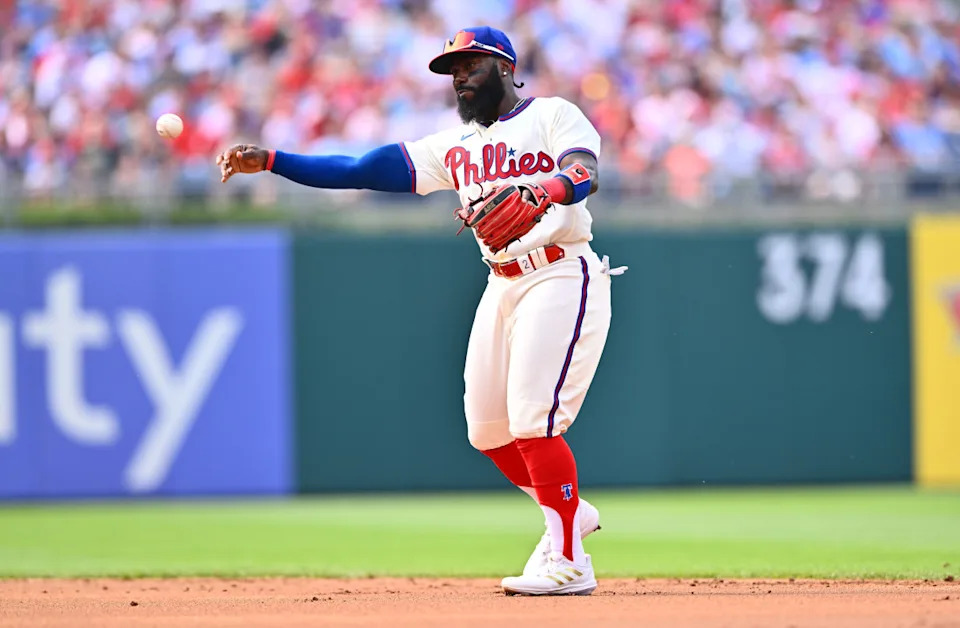 Former MLB utilityman Josh Harrison with the Philadelphia Phillies in 2023.Kyle Ross-Imagn Images