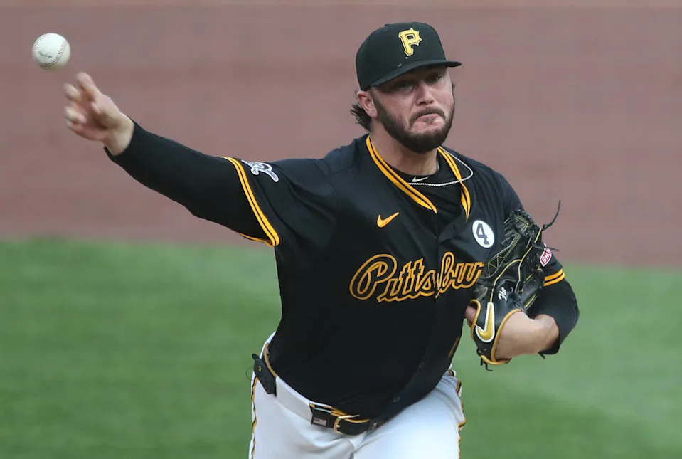 Pittsburgh Pirates starting pitcher Paul SkenesCharles LeClaire-Imagn Images
