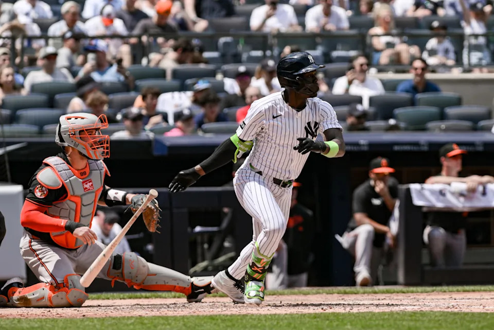 New York Yankees third basman Jazz Chisholm, Jr. © John Jones-Imagn Images
