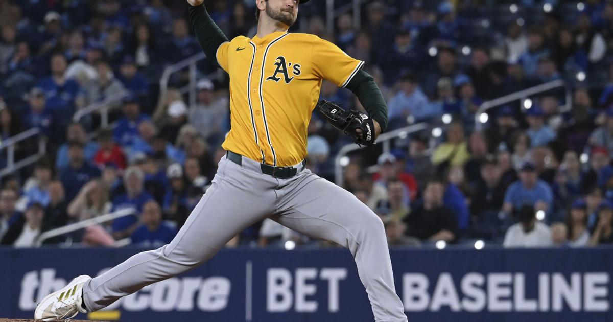 A's pitcher Gunnar Hoglund to miss rest of season after hip surgery | MLB