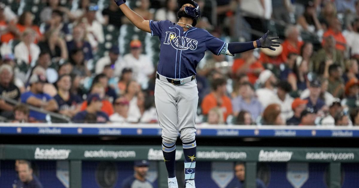 Caminero hits 2 of Tampa Bay's season-high 5 homers as Rays rout Astros 16-3 | Region