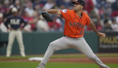 Peña extends hitting streak to 12 games, Gordon gets first win in majors as Astros beat Guardians, 4-2 | Sports