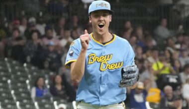 Brewers rookie buzzsaws through Cardinals in MLB debut, sending them to 5th straight loss