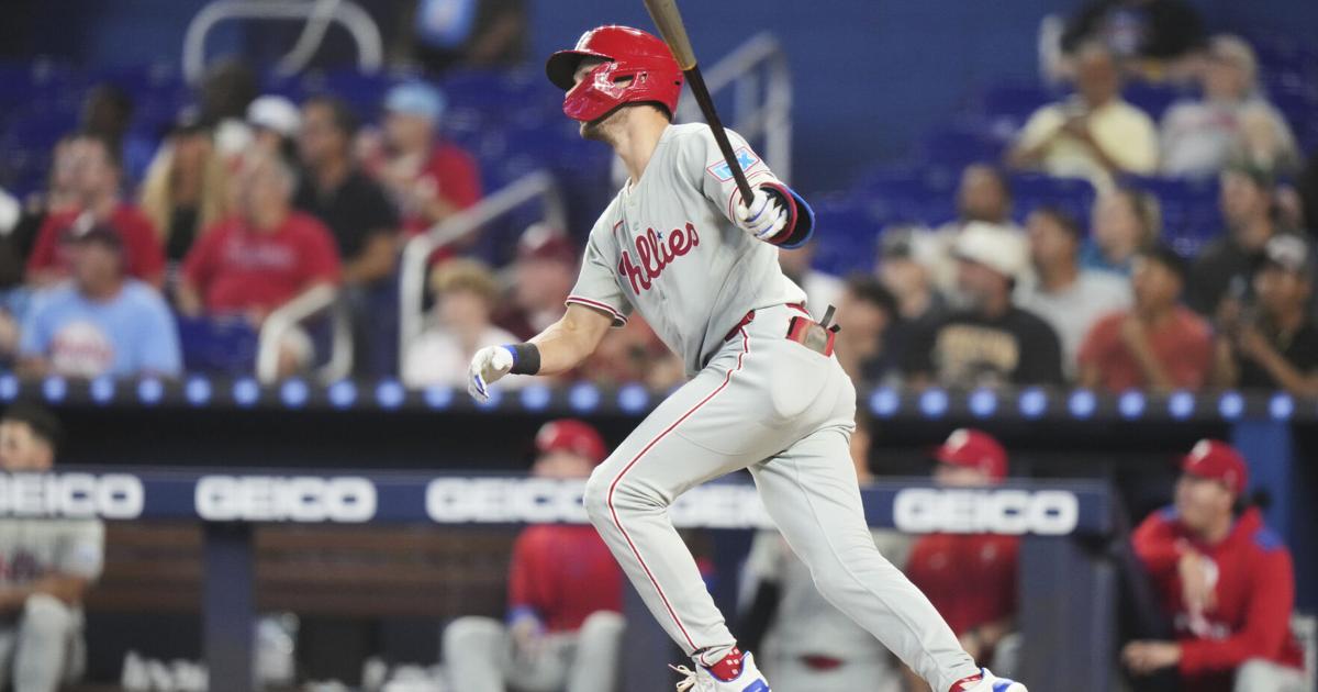 Trea Turner hits leadoff homer to help Phillies to a 5-2 win over the Marlins | National Sports