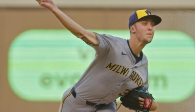 Brewers' Jacob Misiorowski is perfect through 6 vs. Twins in his 2nd career start | Basketball