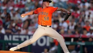 Astros edge Angels in 10 innings on run-scoring wild pitch |