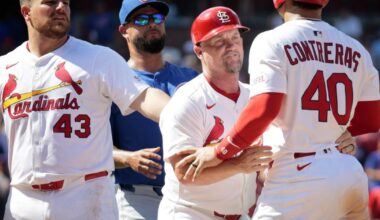 Temperatures, tensions flare but settle nothing as Cubs shut out Cardinals, split series