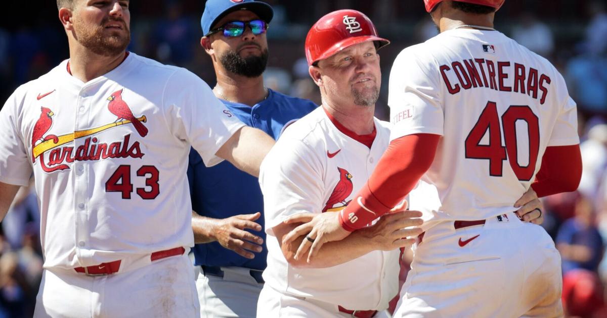Temperatures, tensions flare but settle nothing as Cubs shut out Cardinals, split series