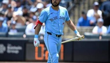 Blue Jays OF Anthony Santander still not swinging because of partial shoulder dislocation | National Sports
