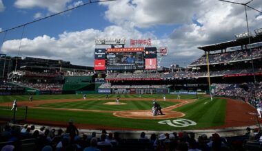 Series finale between Texas Rangers, Washington Nationals delayed by rain - Dallas News