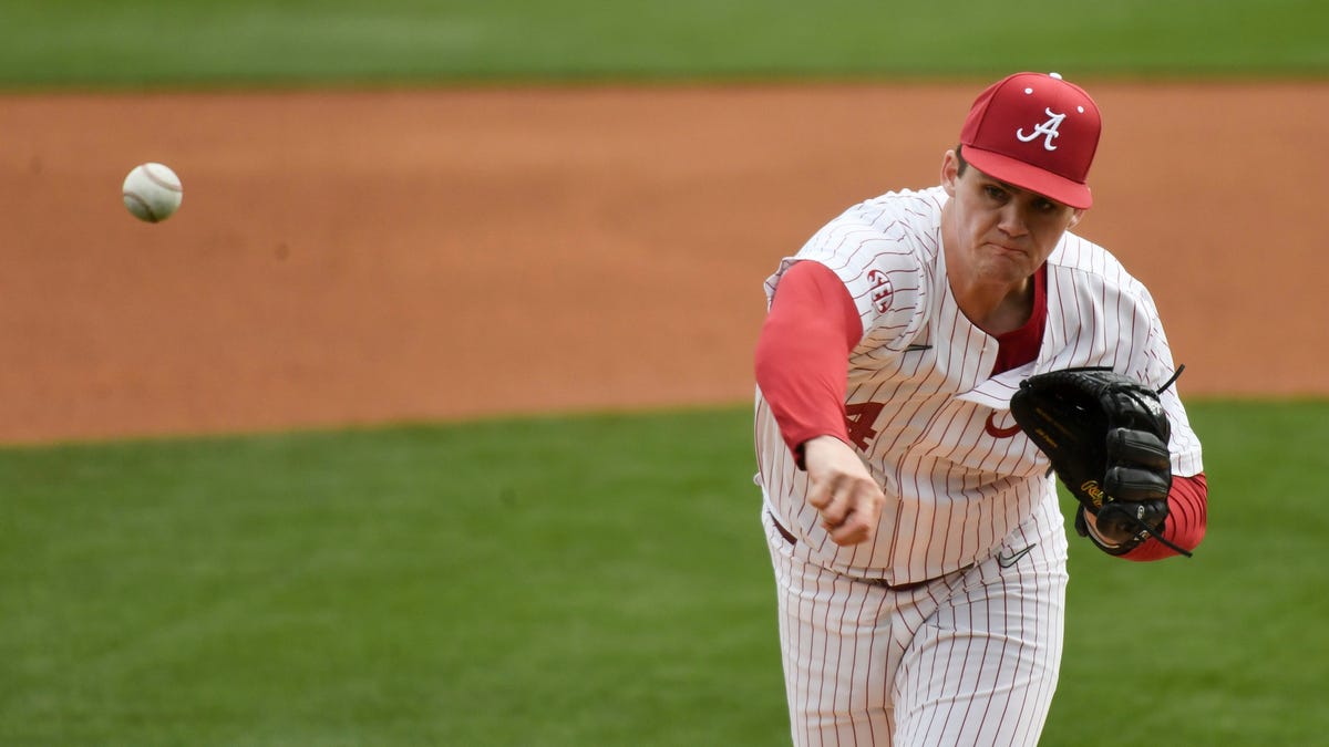 Alabama baseball pitcher Riley Quick receives new MLB draft projection