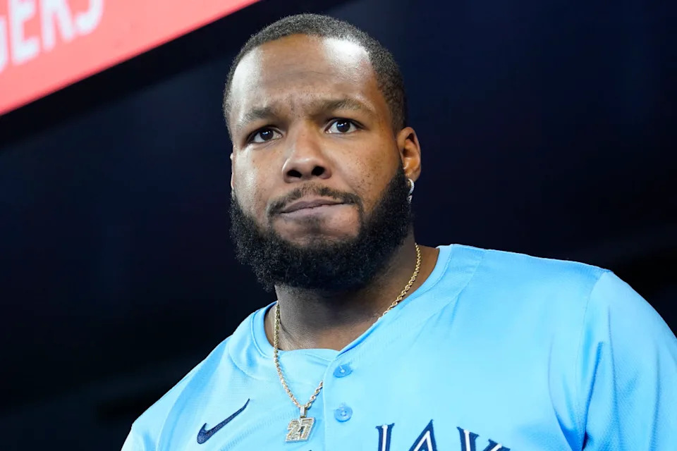 Toronto Blue Jays first baseman Vladimir Guerrero Jr.© John E. Sokolowski-Imagn Images