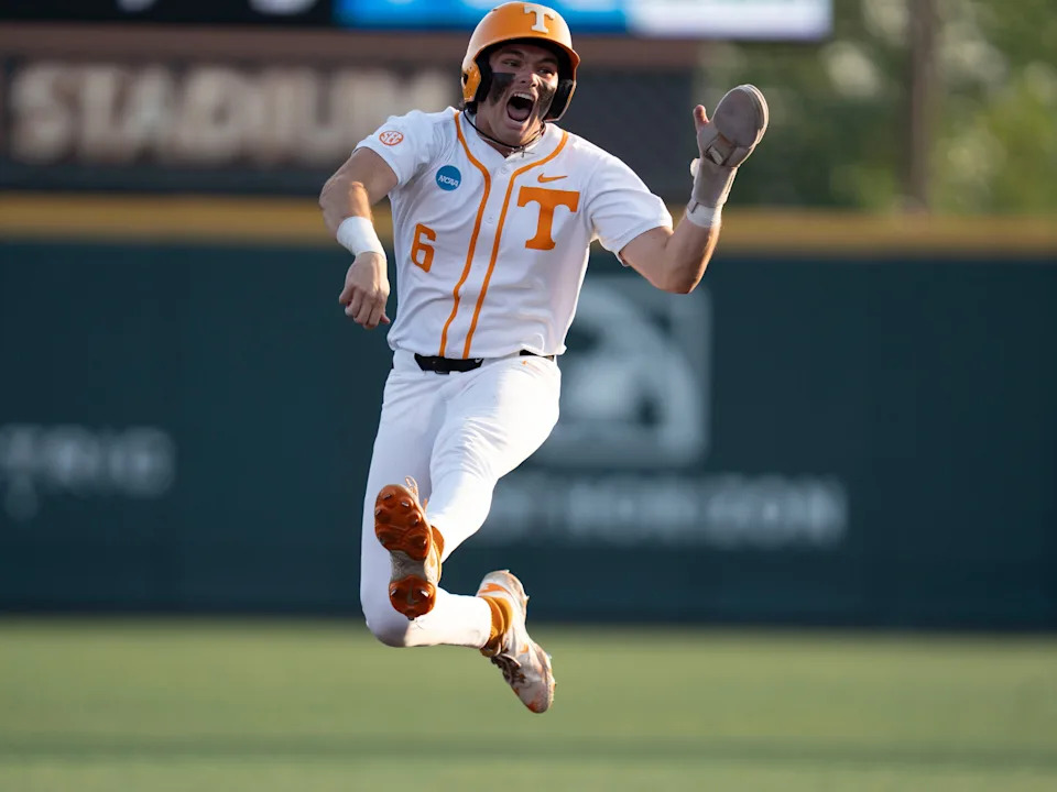 Tennesse's Gavin Kilen during the NCAA regionals against Wake Forest.