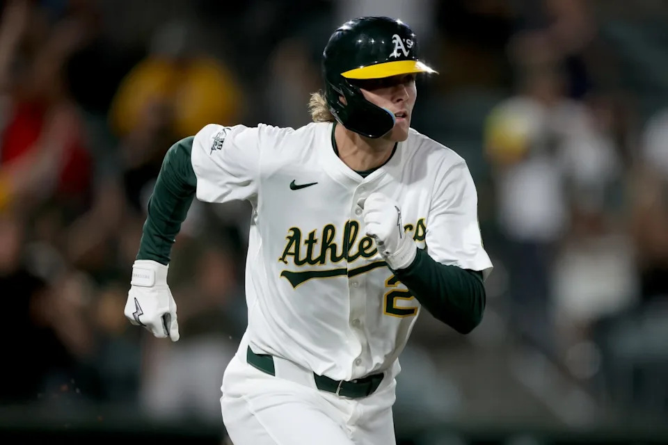 Former Oakland Athletics infielder CJ Alexander. © Dennis Lee-Imagn Images