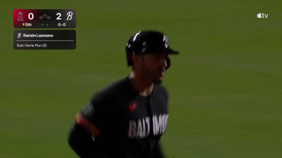 Morton strikes out 10 in 5 innings, O'Hearn and Laureano go deep as Orioles beat Angels 2-0