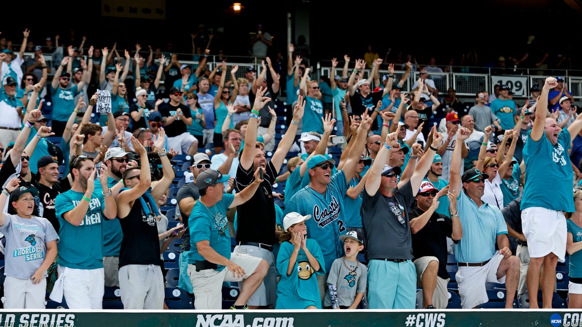 Has Coastal Carolina baseball won a CWS national championship?