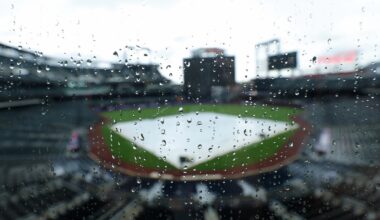 NY Mets-Tampa Bay Rays Saturday game delayed due to rain at Citi Field