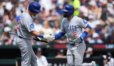 Cubs launch five homers, tame Tigers to even series