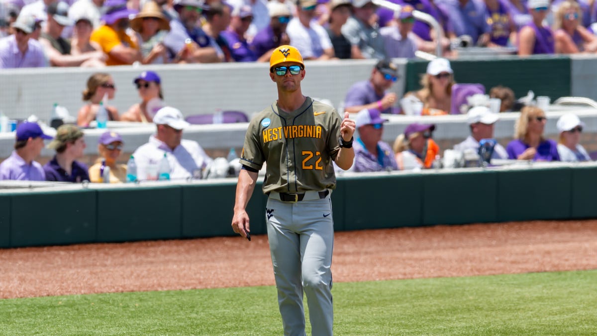 Who is West Virginia baseball coach Steve Sabins? Career record, age