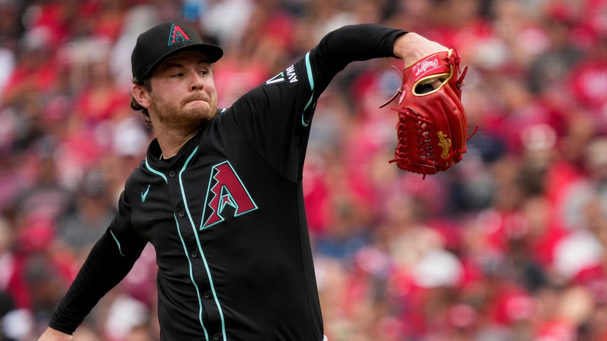 Ryne Nelson on the mound for Diamondbacks vs Padres on June 13