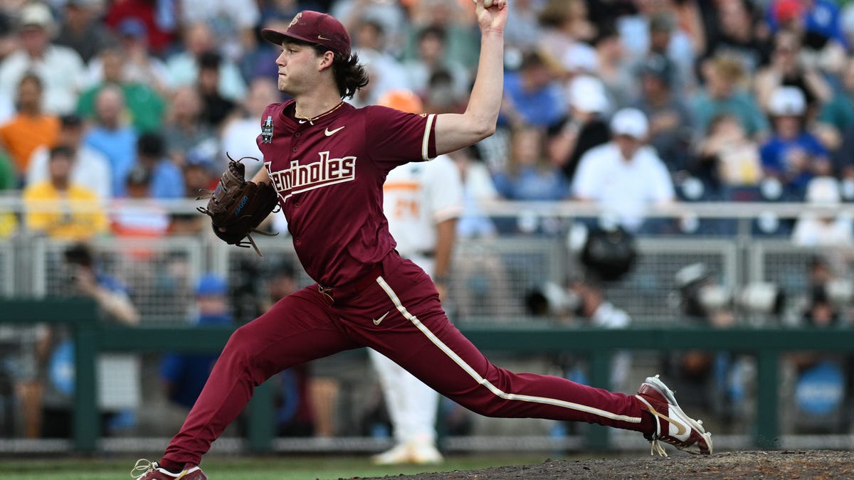 FSU's Jamie Arnold is looking to have a good time at the MLB combine