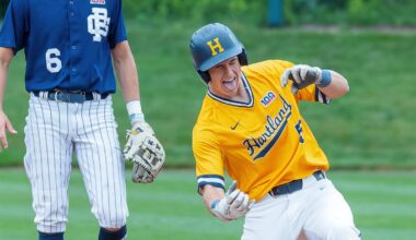 Hartland's Dylan Crowe delivers in father's honor in D1 baseball semis