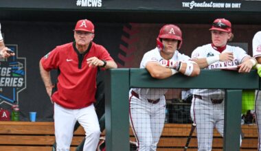 Arkansas, Dave Van Horn start College World Series with loss
