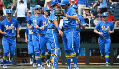 UCLA baseball v LSU at College World Series