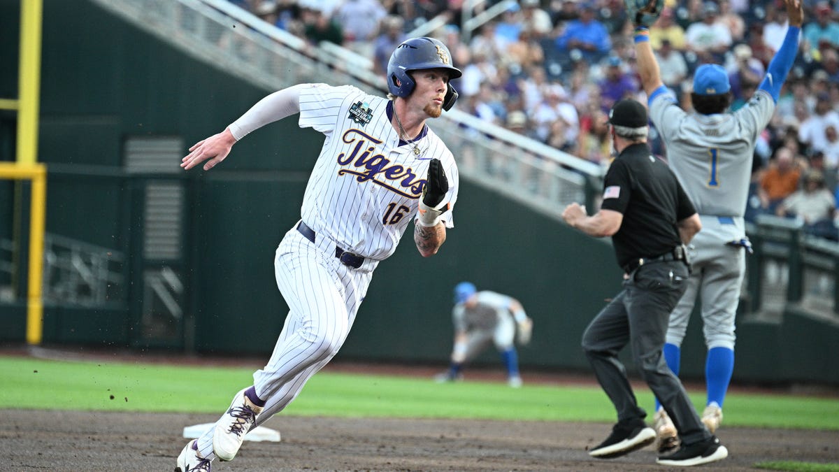 When will LSU-UCLA baseball game resume?