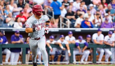 Arkansas baseball's season ends at CWSwith walk-off loss to LSU