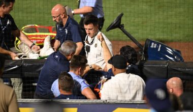 Rays' Hunter Bigge hit by line drive while in dugout, carted off
