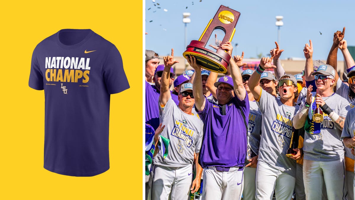 How to buy LSU Tigers NCAA baseball CWS championship shirt, hat