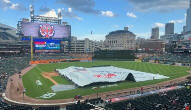 Detroit Tigers in rain delay before series opener vs Minnesota Twins