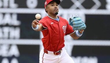 Nationals recall 1B/DH Andrés Chaparro from minors after sending down infielder Nasim Nuñez