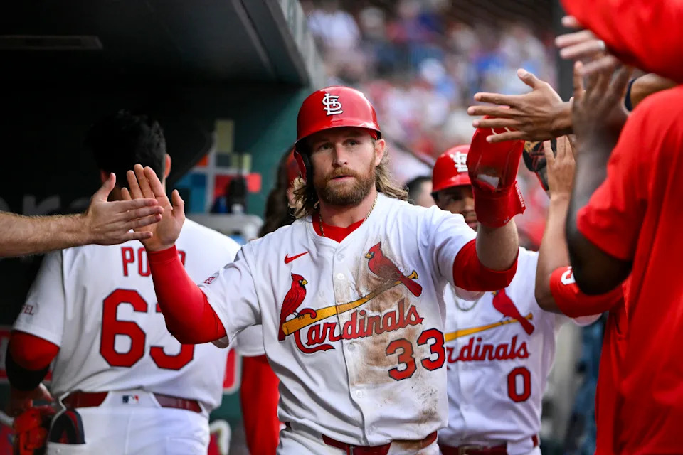 Cardinals second baseman Brendan DonovanJeff Curry-Imagn Images