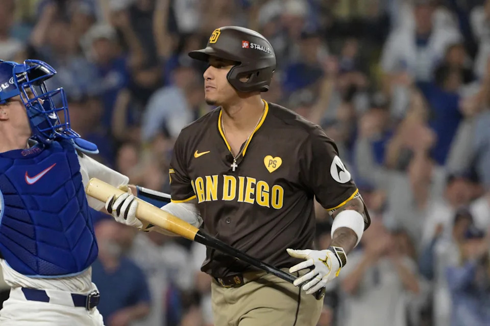 San Diego Padres third baseman Manny Machado (13)Jayne Kamin-Oncea-Imagn Images