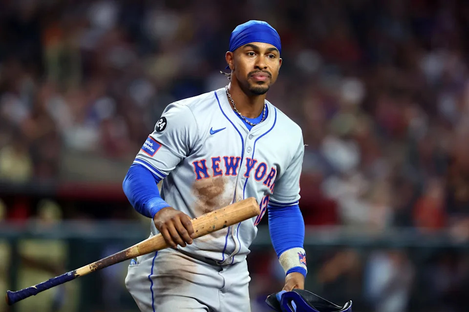 New York Mets shortstop Francisco Lindor (12)© Mark J. Rebilas-USA TODAY Sports