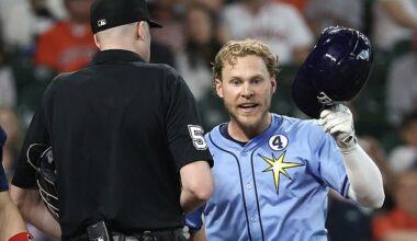 Rays star Taylor Walls was seething during a shocking outburst with home-plate umpire